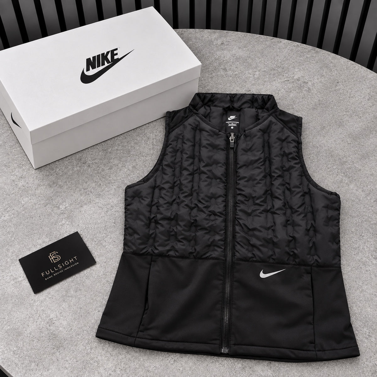 Gilet Nike Matelassé Noir