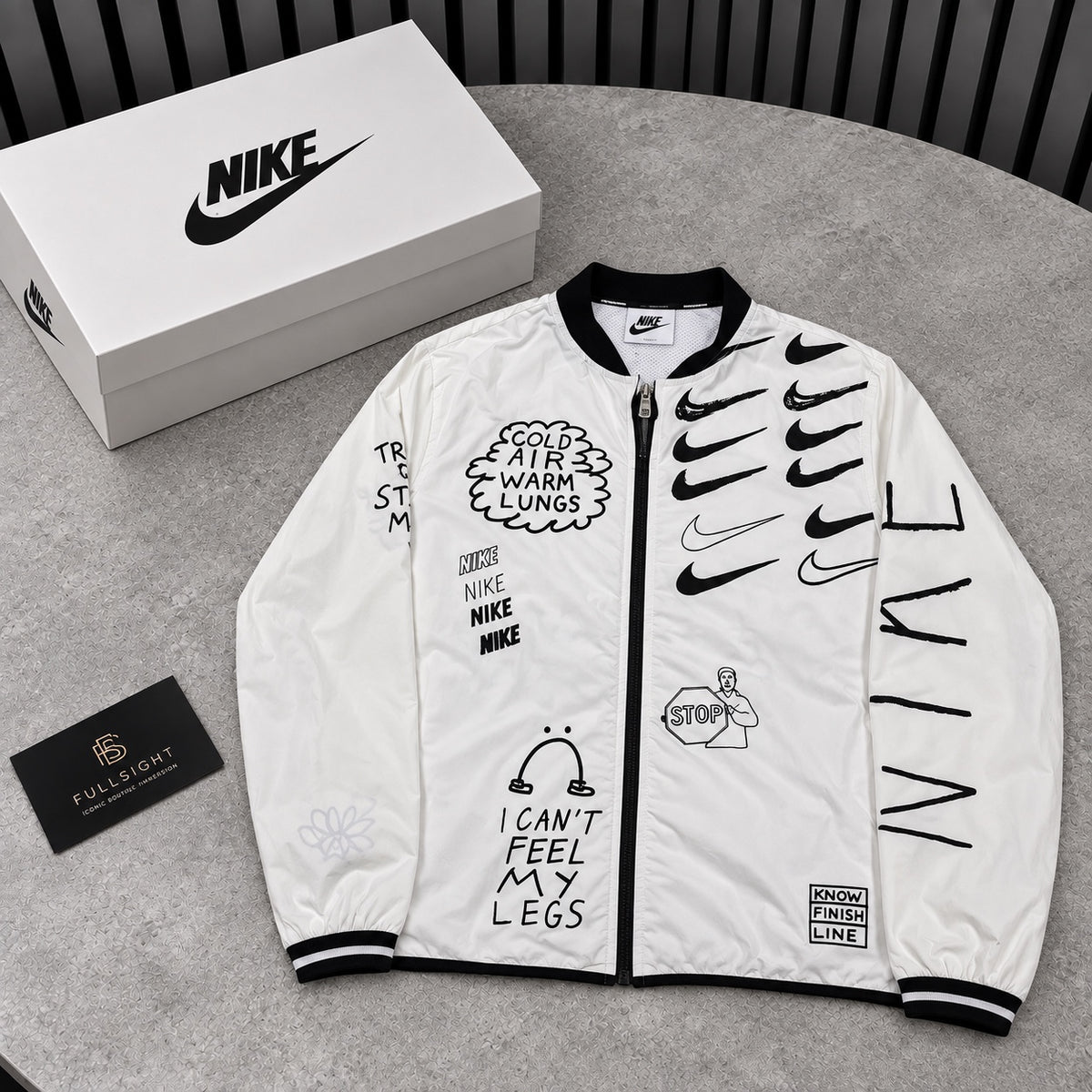 Veste Nike Blanche Graphic