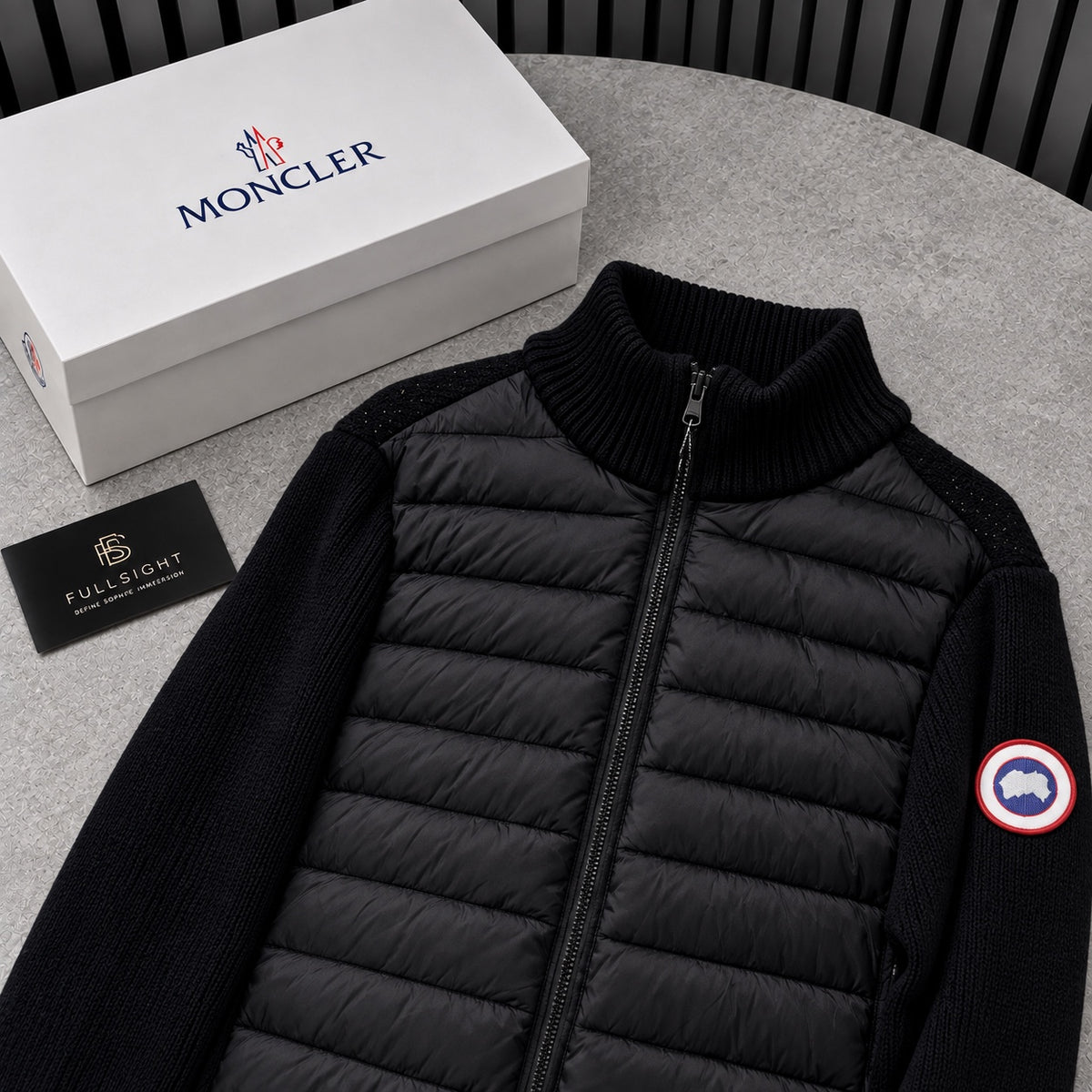 Veste hybride matelassée Moncler