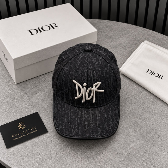 Casquette Dior Oblique Noire