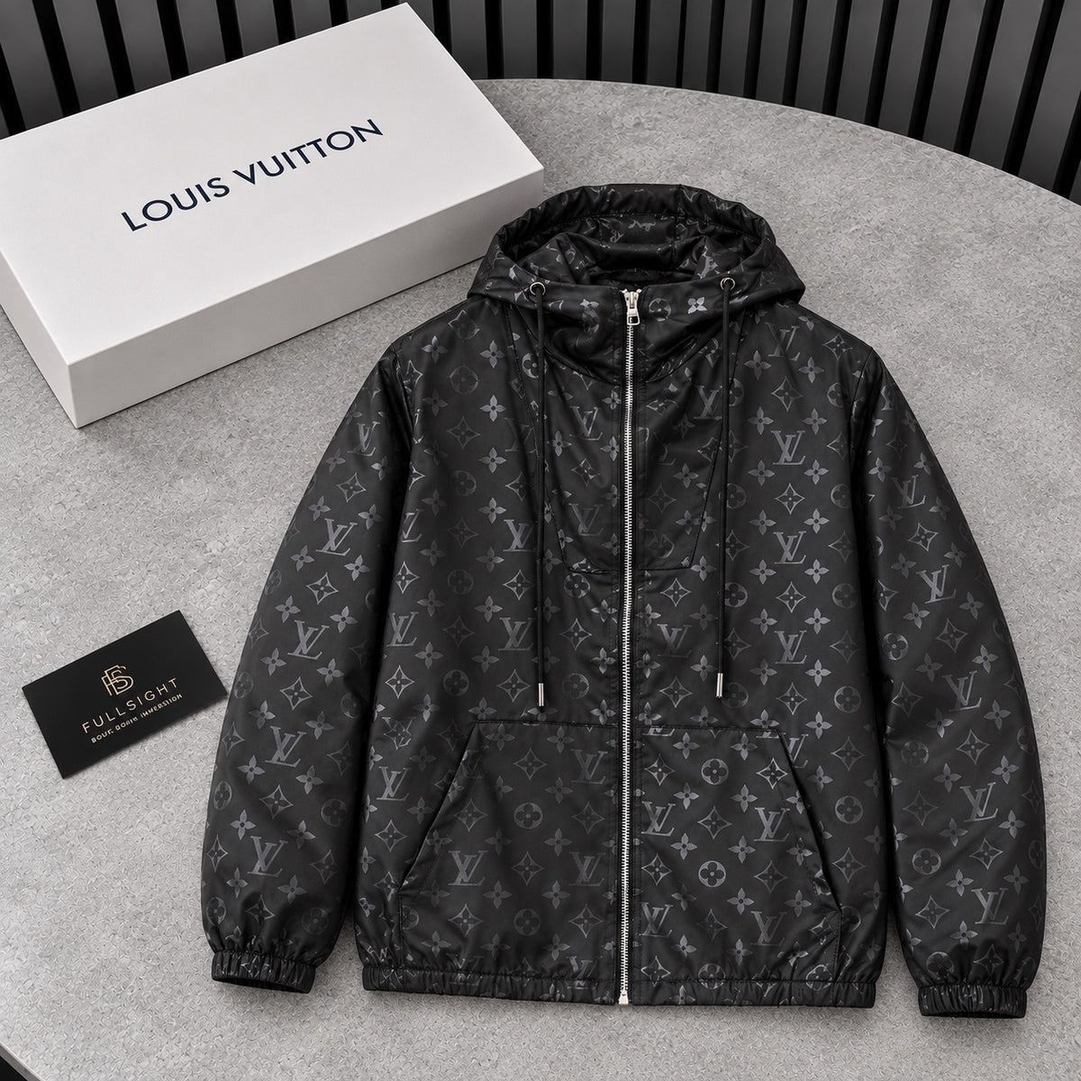 Veste Louis Vuitton Monogram Noire