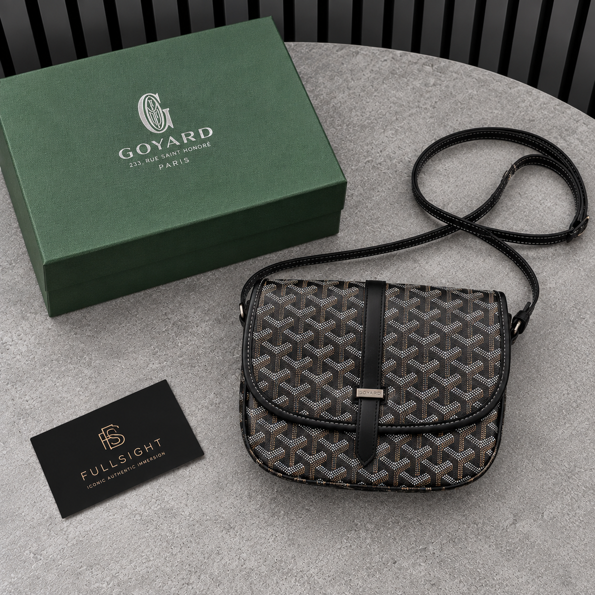 Sac bandoulière Goyard noir