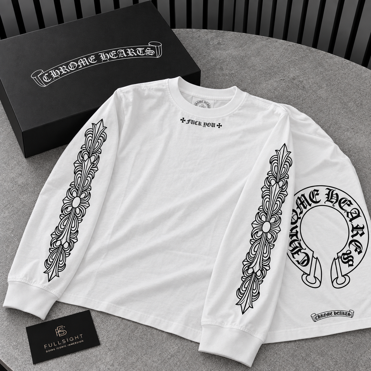 T-shirt Chrome Hearts blanc