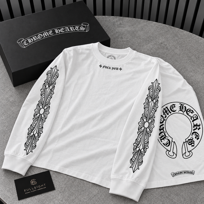 T-shirt Chrome Hearts blanc
